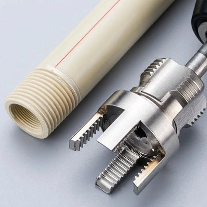 Pipe Tapping and Threading Tool