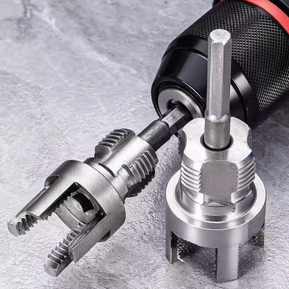 Pipe Tapping and Threading Tool