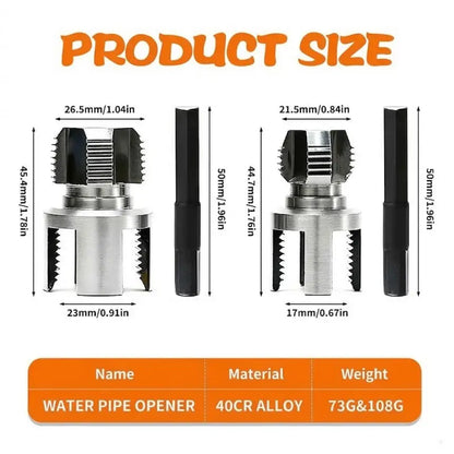 Pipe Tapping and Threading Tool
