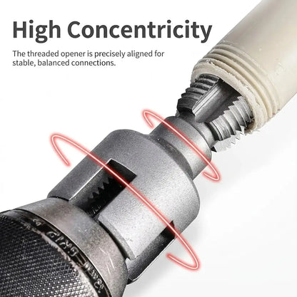 Pipe Tapping and Threading Tool