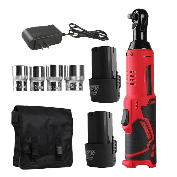 Electric Wrench + 2 x Battery + Tool Kit