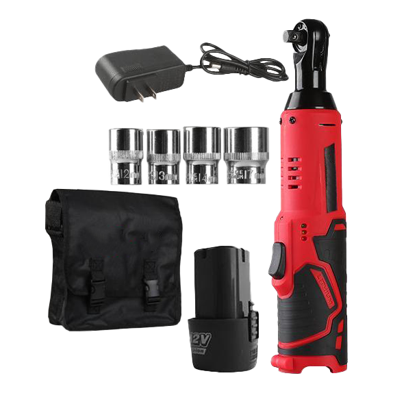 Electric Wrench + Battery + Tool Kit